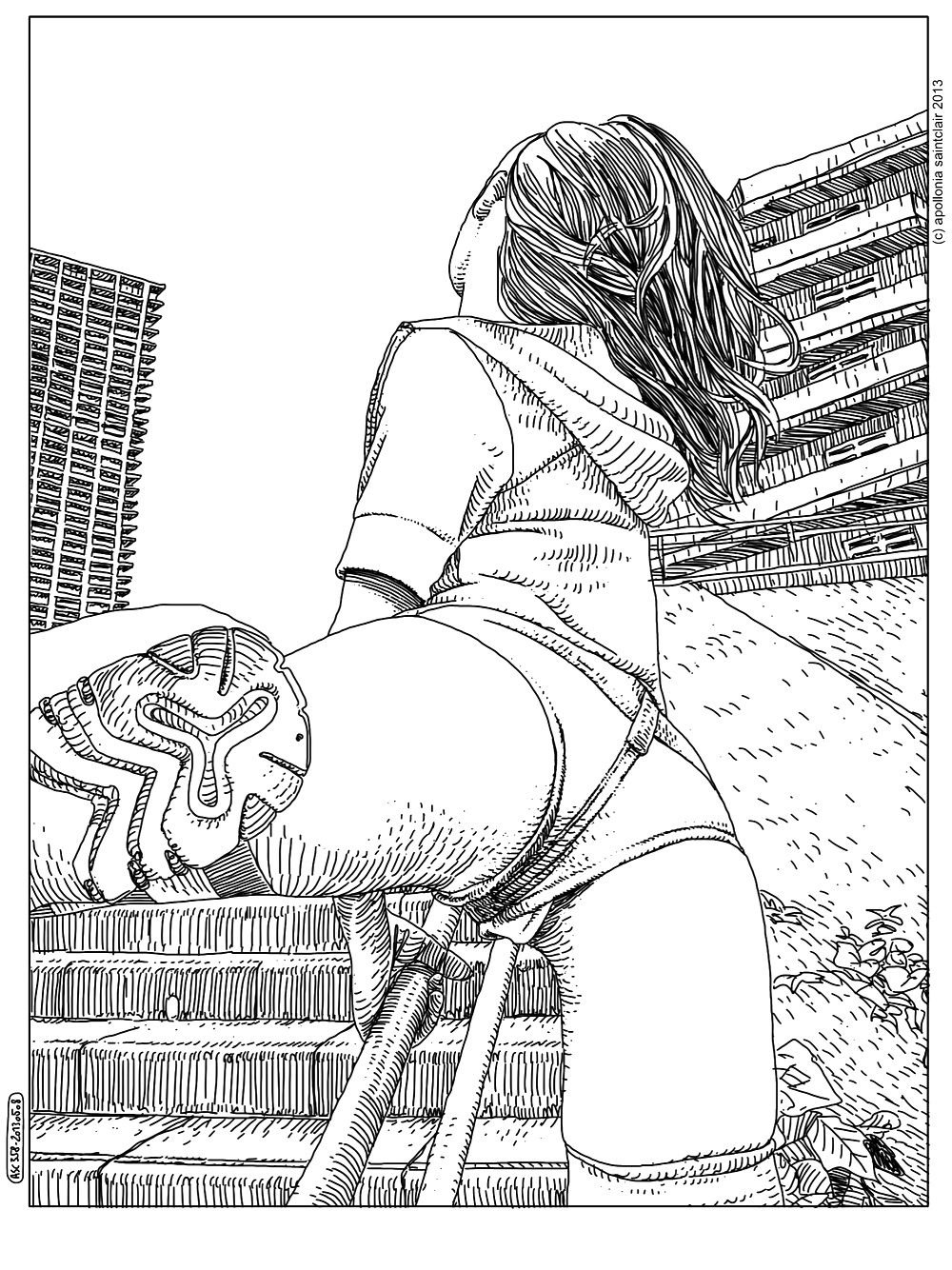 Barcelona Und Andere Blick Auf Die Straße (von Apollonia Saintclair) #34582796