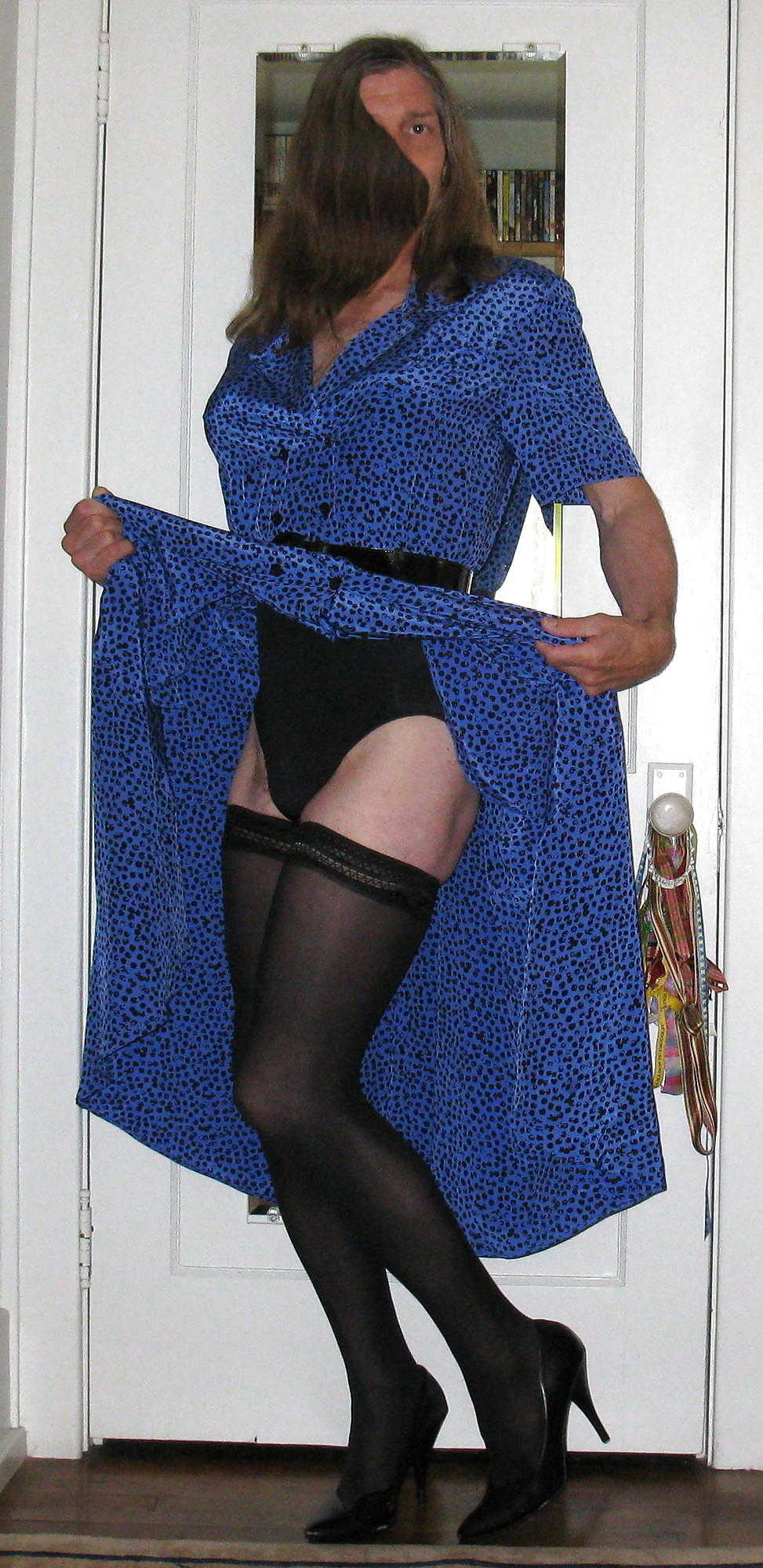 Crossdressing - Blue Leopard