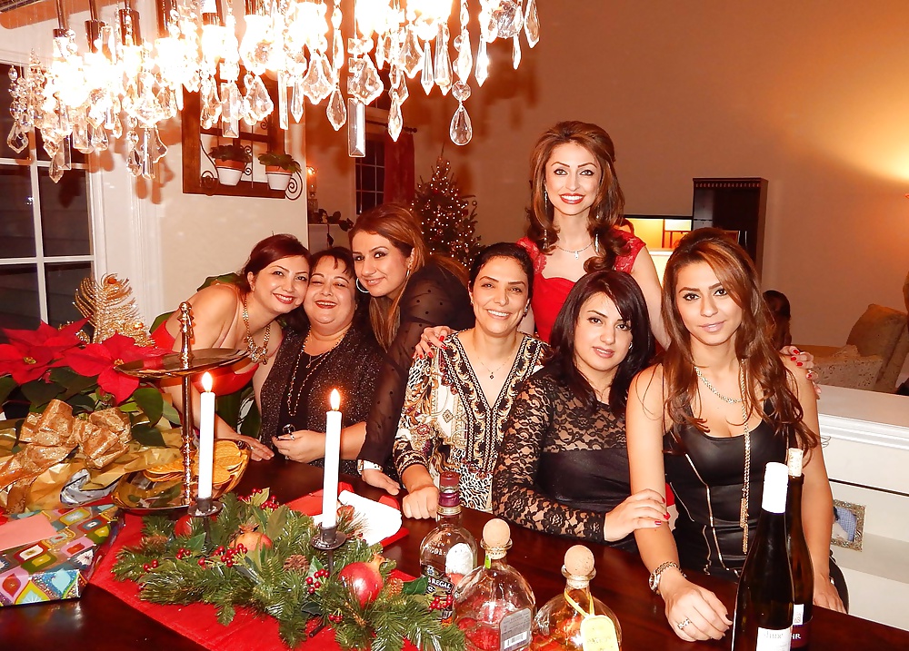 Persian Iranian Party Babes Sara Nekouei & friends  #32312875