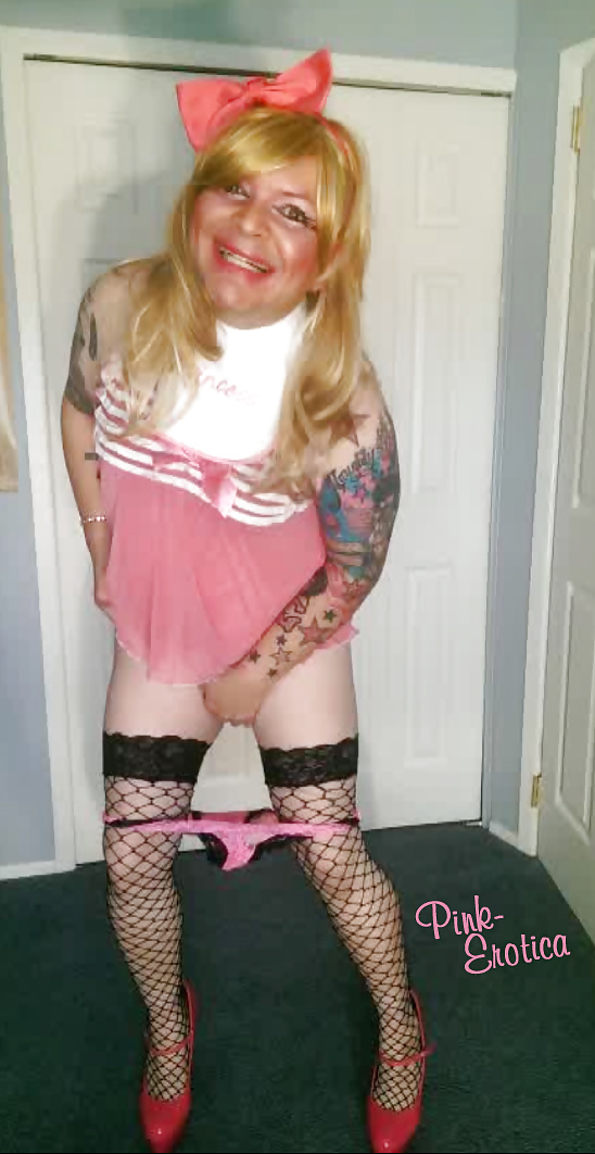 Pink-erotica cross dresser pink baby doll
 #31833438
