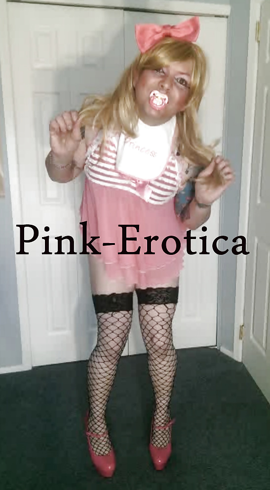 Pink-Erotica Cross Dresser Pink Baby Doll #31833450