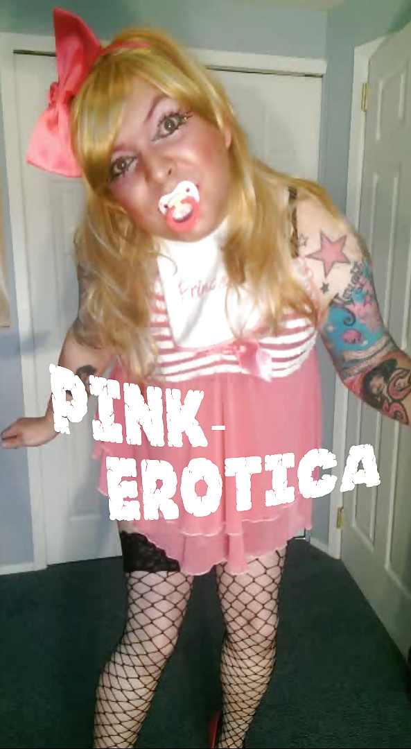 Pink-Erotica Cross Dresser Pink Baby Doll #31833452