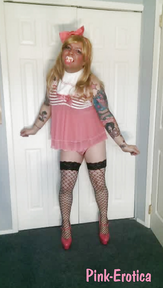 Pink-erotica cross dresser pink baby doll
 #31833481