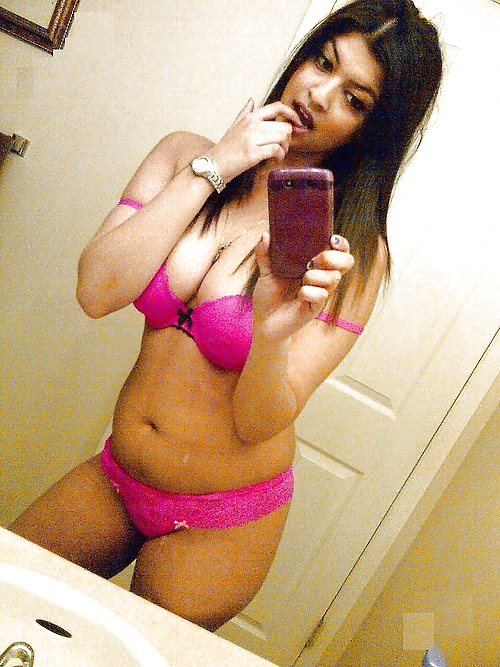 Indian chick with hot pink lingerie #30581228