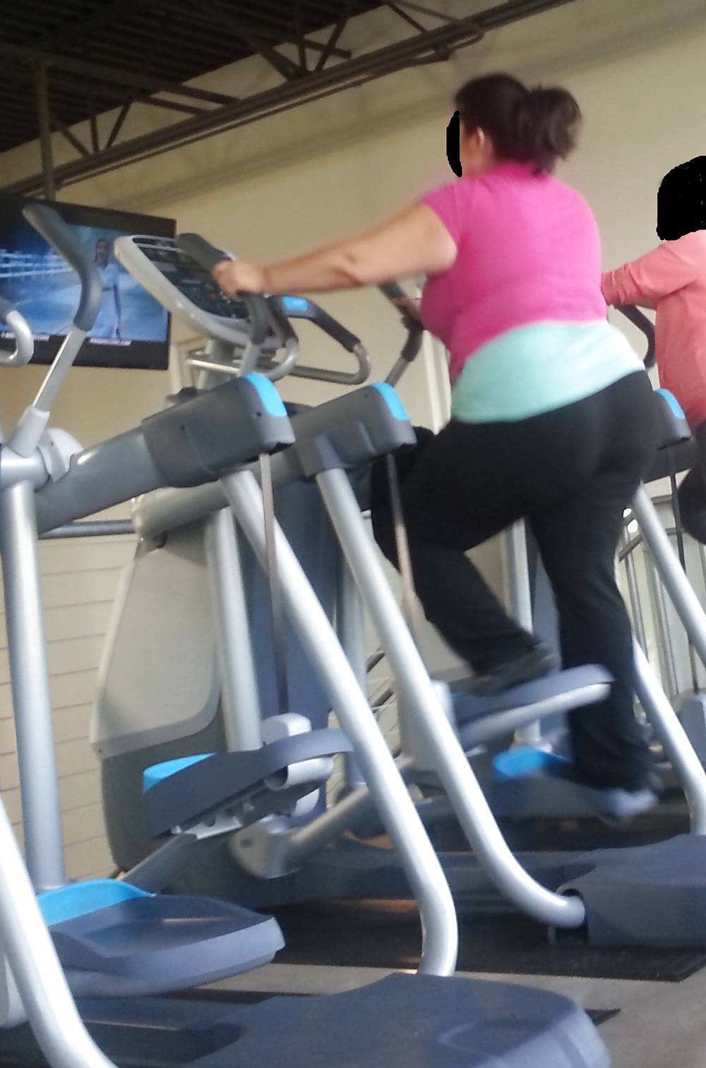 Mexican BBW ass at the gym #23008885