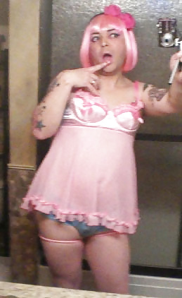 Pink-erotica sissyboy cross dresser pink moppet
 #28753725