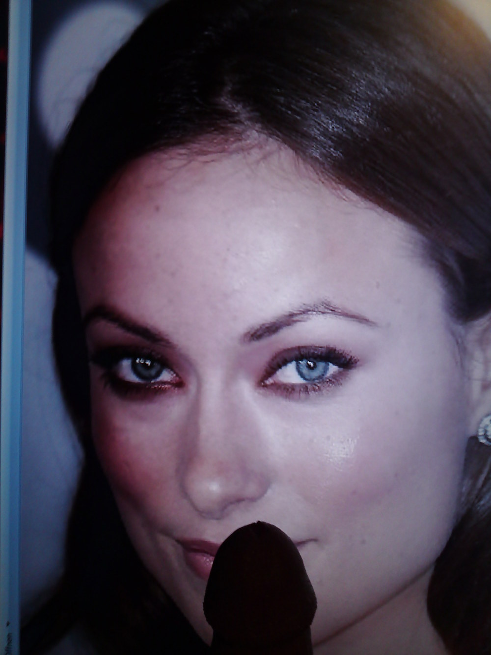 OLIVIA WILDE gets a huge Facialshot #33272330