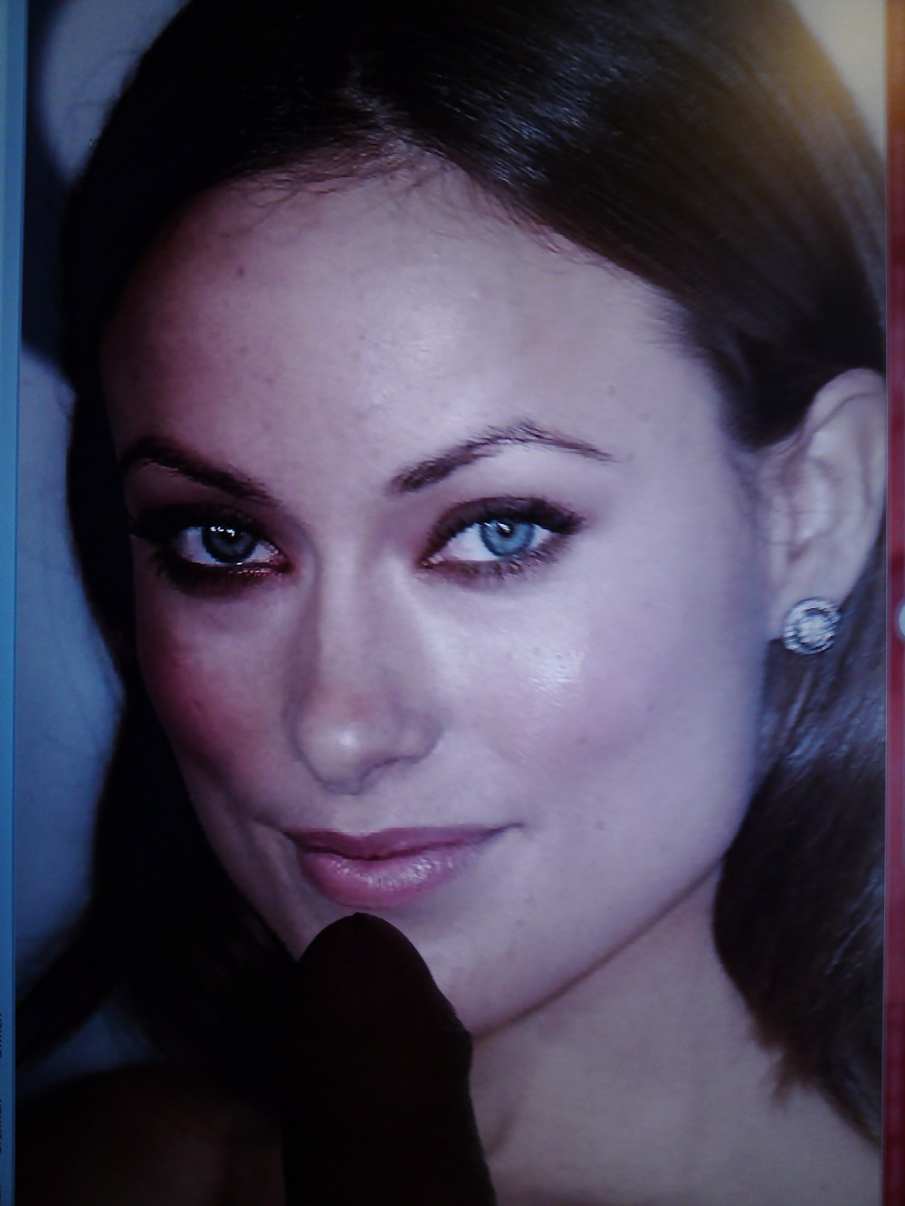 OLIVIA WILDE gets a huge Facialshot #33272348