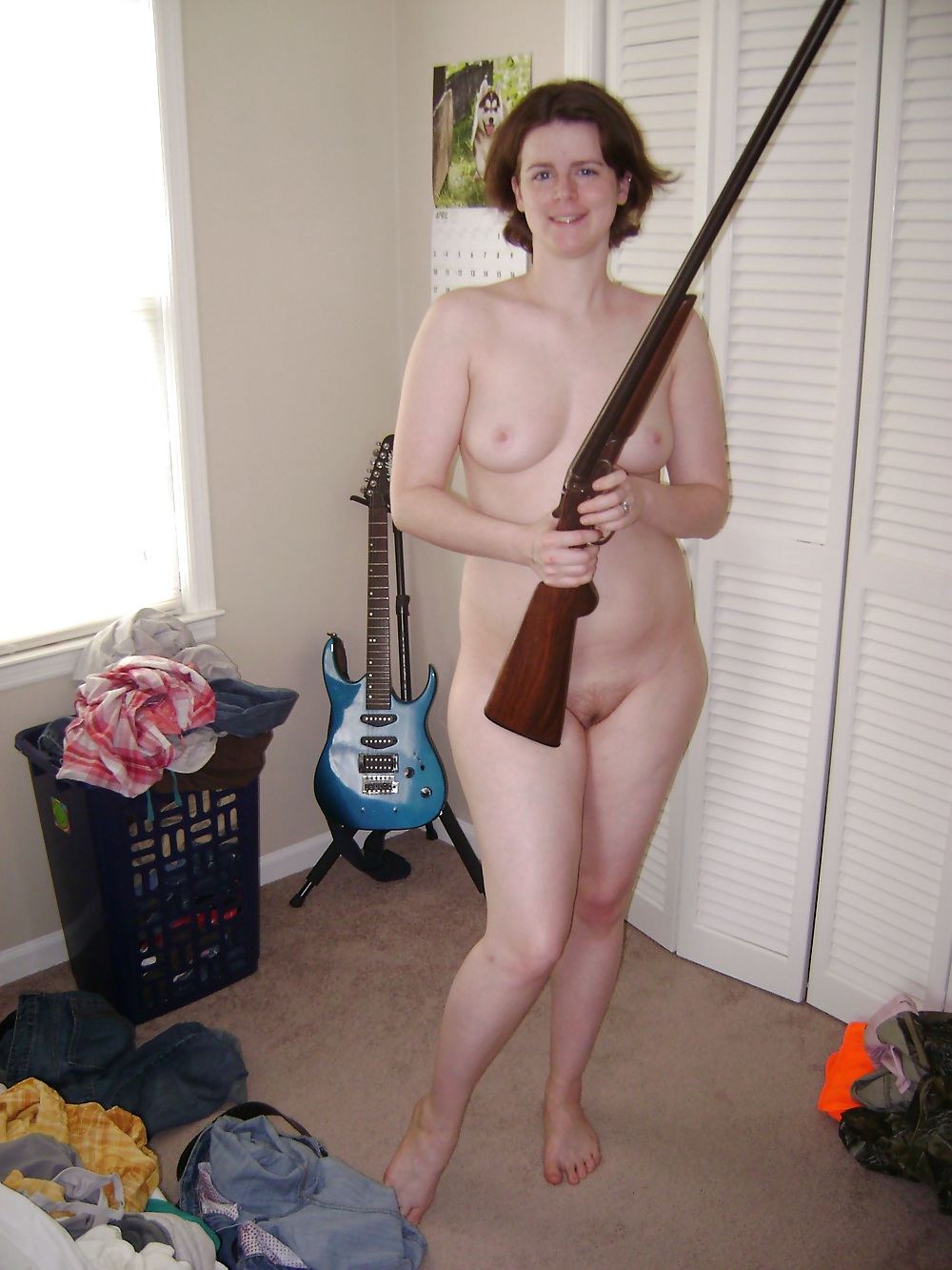 Redneck Girl Shows Her Guns #23166887