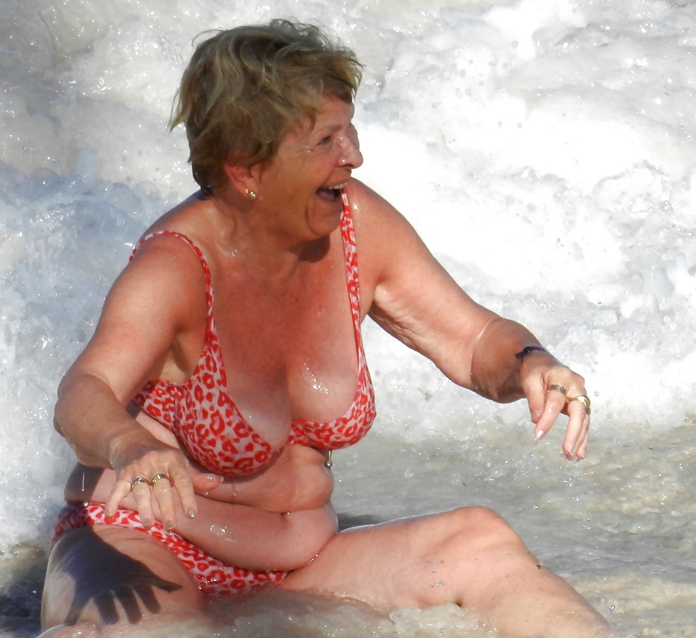Beach boobs milfs and grannies #24344815