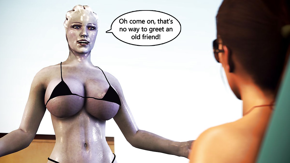 Liara T'soni, Zoey and Adriana Futanary story (Part 2) #39085341