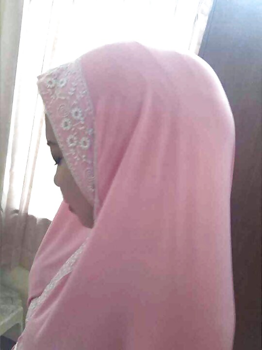 Jilbab Tudung Bondage Tied #33470882