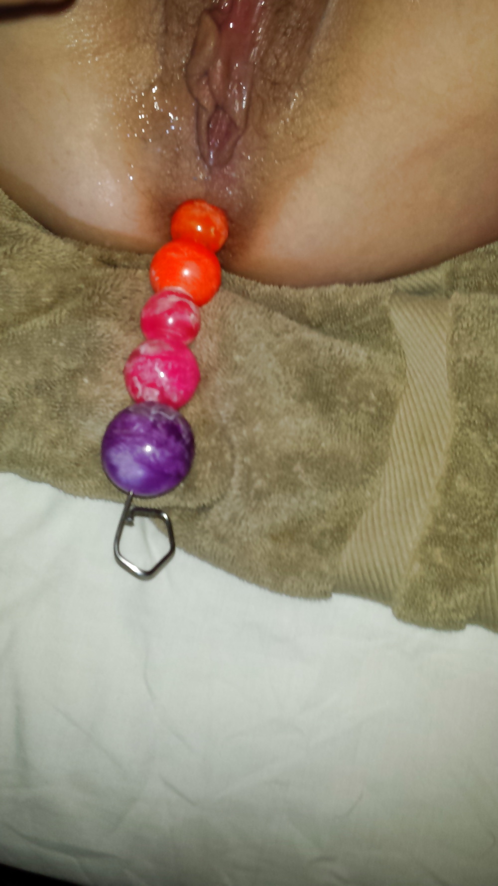 Kt with her balls and badger  #30442651