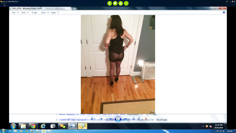 Dumb hubby mostrando esposa en join.me
 #32573311