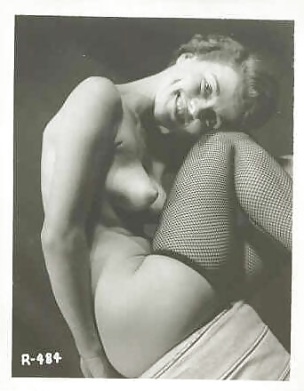 Vintage Single Mädchen In B & W #24883428