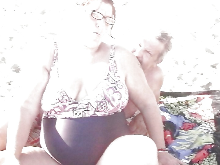 Omas,grannies at the beach  #25471688