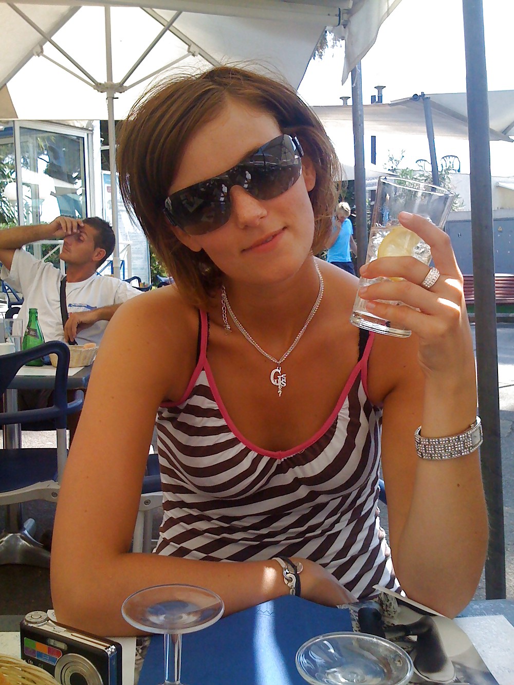 Girl at a french brasserie #36678470