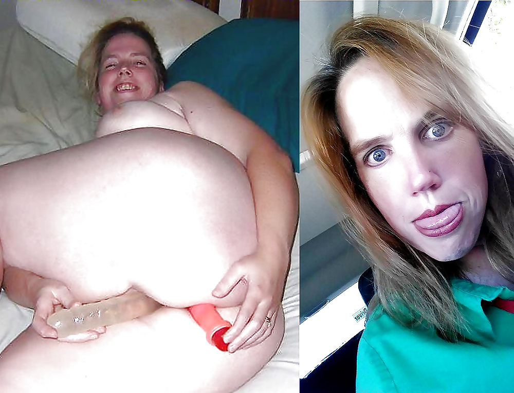 Exposed Slut Wives - Before and After 203 #40311175
