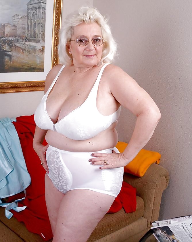 Grannies in their bra and knickers #28643176