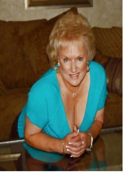Granny Cleavage tits #23492376