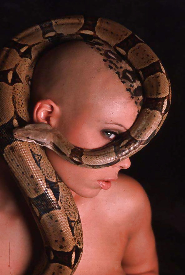 Exotische Babe Wa Python Auf Ihren Heißen Körper #36474131