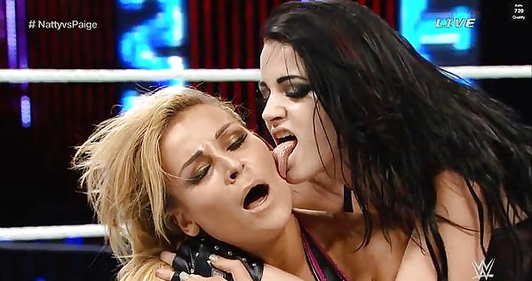 Paige Licking Natalya WWE  #40465214