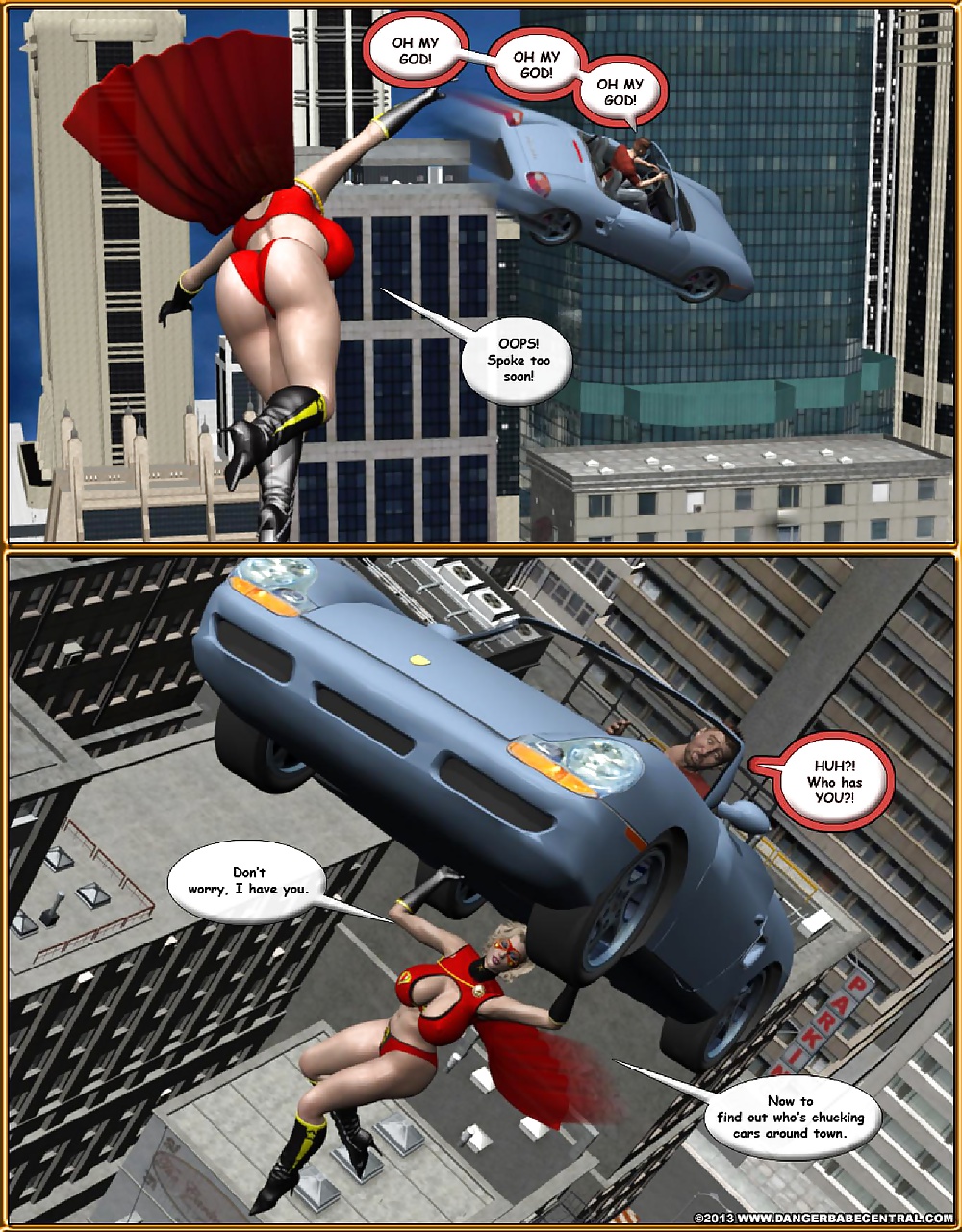 Cartone animato - supereroina 5
 #31856400