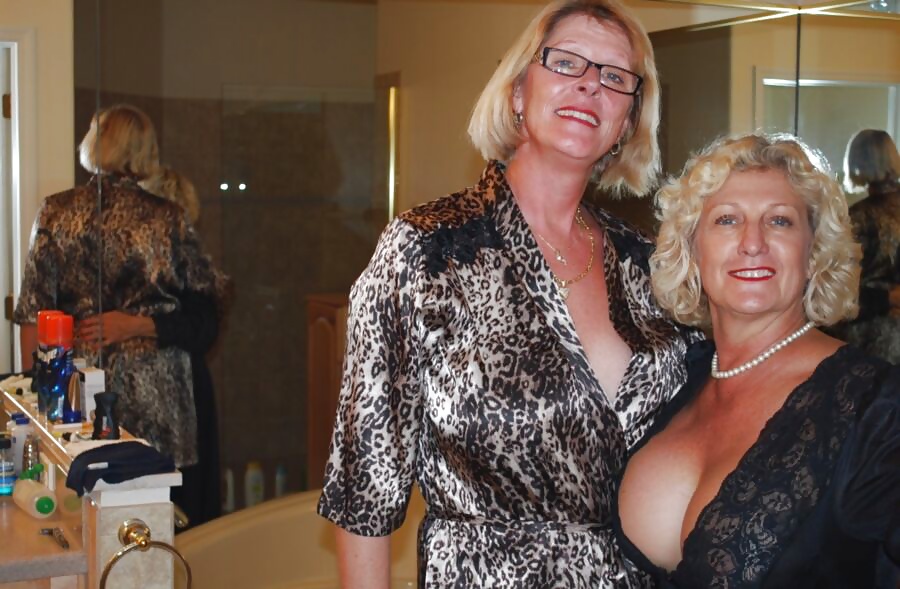 Lesbian Action! (Two Alluring Grannies GILF) #28522877