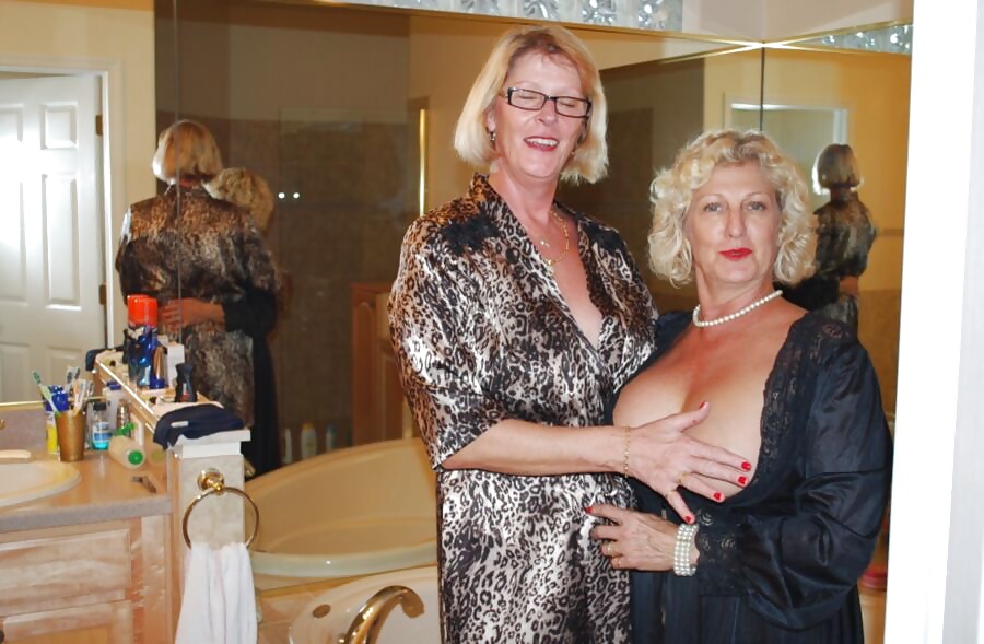 Lesbian Action! (Two Alluring Grannies GILF) #28522880