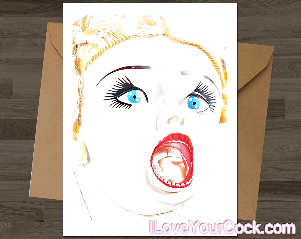 I Love Your Cock - Blowjob - Naughty Greeting Card #32115913