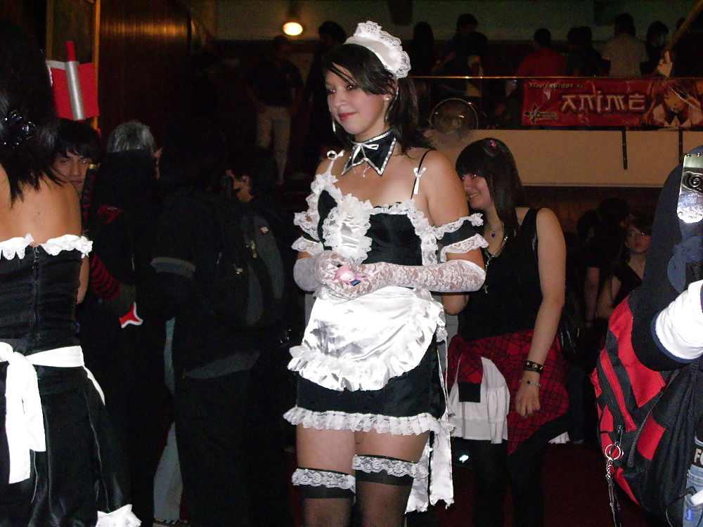 Chilean teens in Cosplay show #40829123