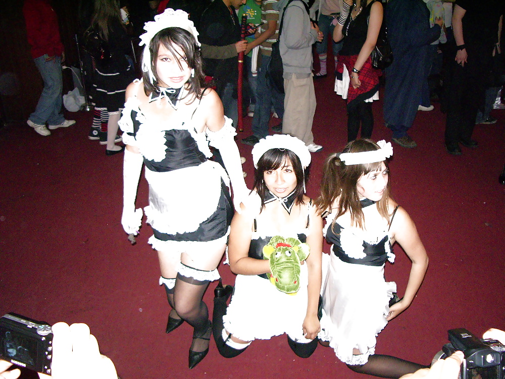 Chilean teens in Cosplay show #40829156