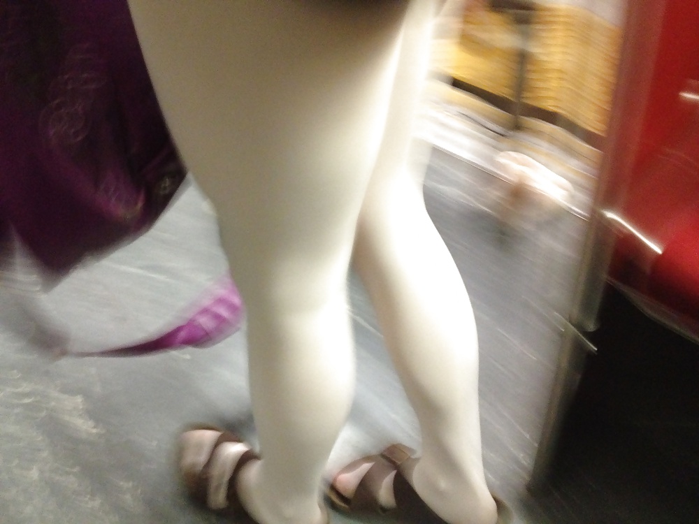 Pantyhose and Sandals on the Subway #27785615