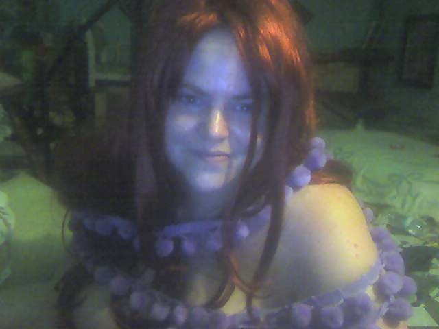 Red hair and purple balls #33176199