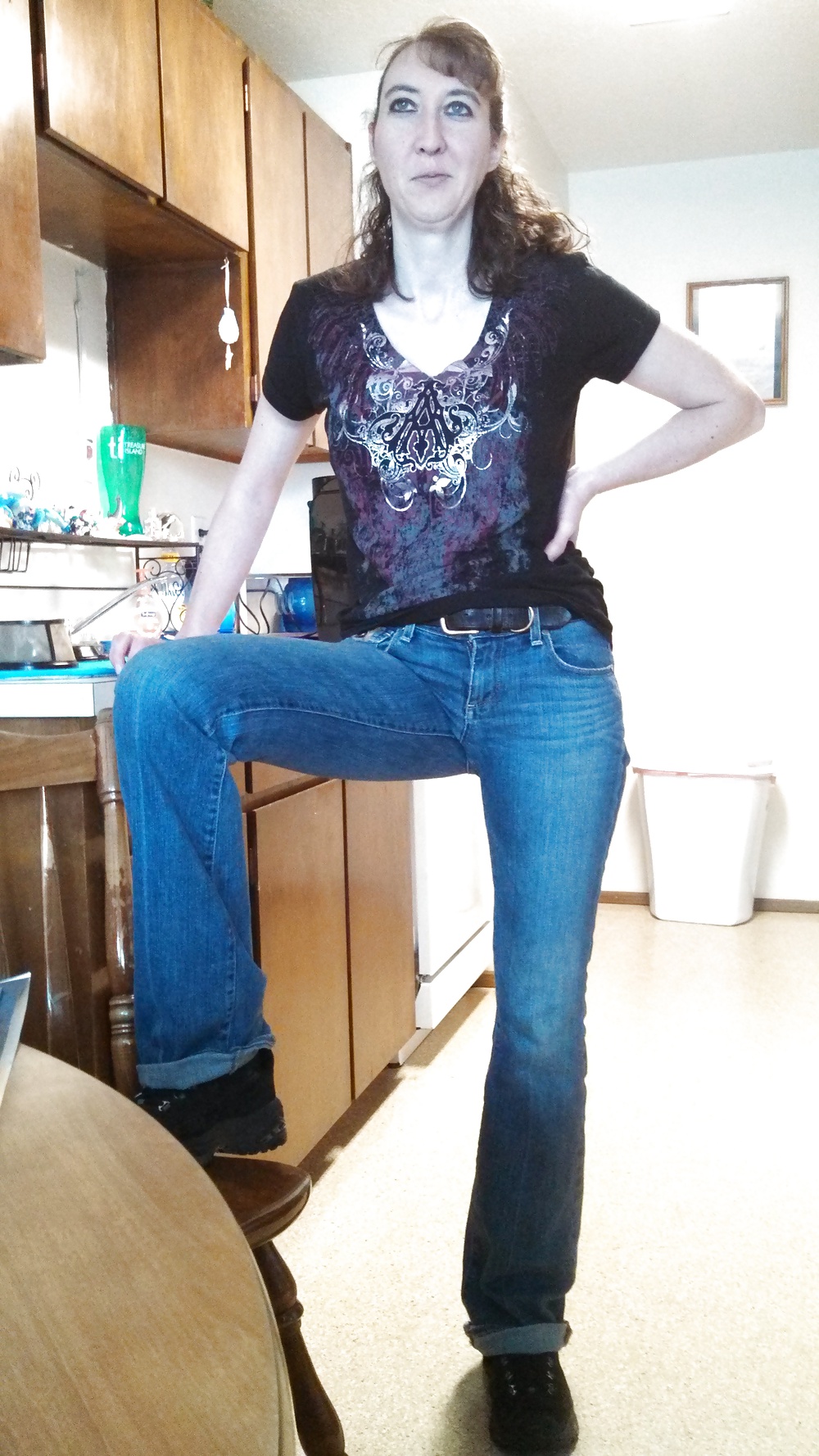 My hot as hell wife in tight ass jeans. #26722186