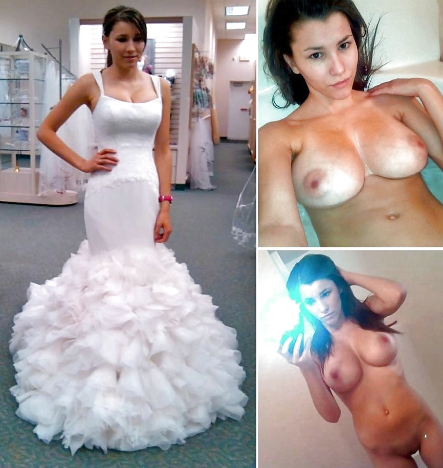 Real Amateur Brides Dressed Undressed 16