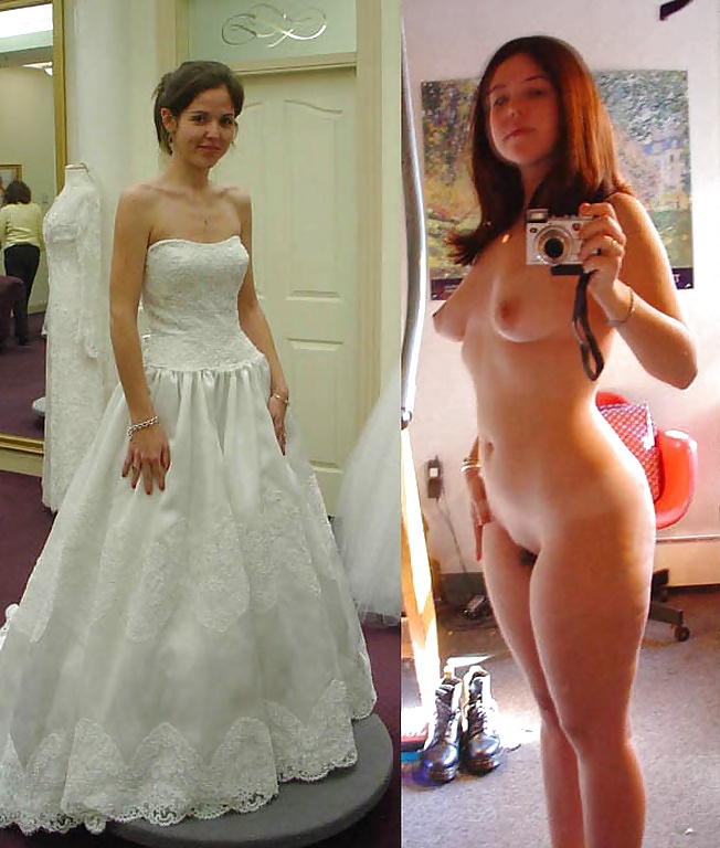 Real Amateur Brides Dressed Undressed 16 #40884398