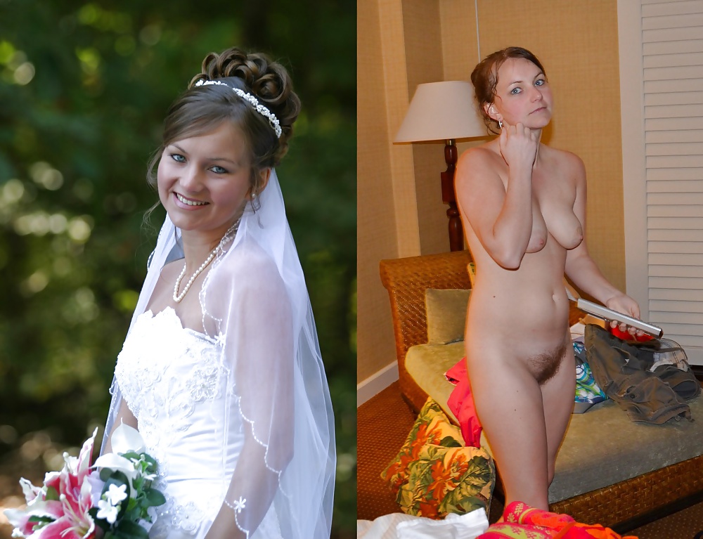 Real Amateur Brides Dressed Undressed 16 #40884454