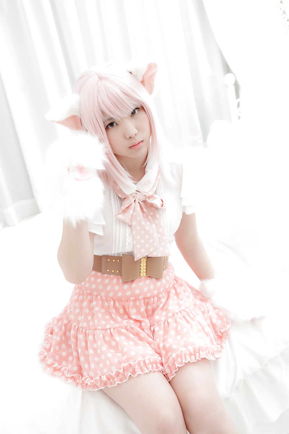 Asiatica cosplay in bianco
 #26558655