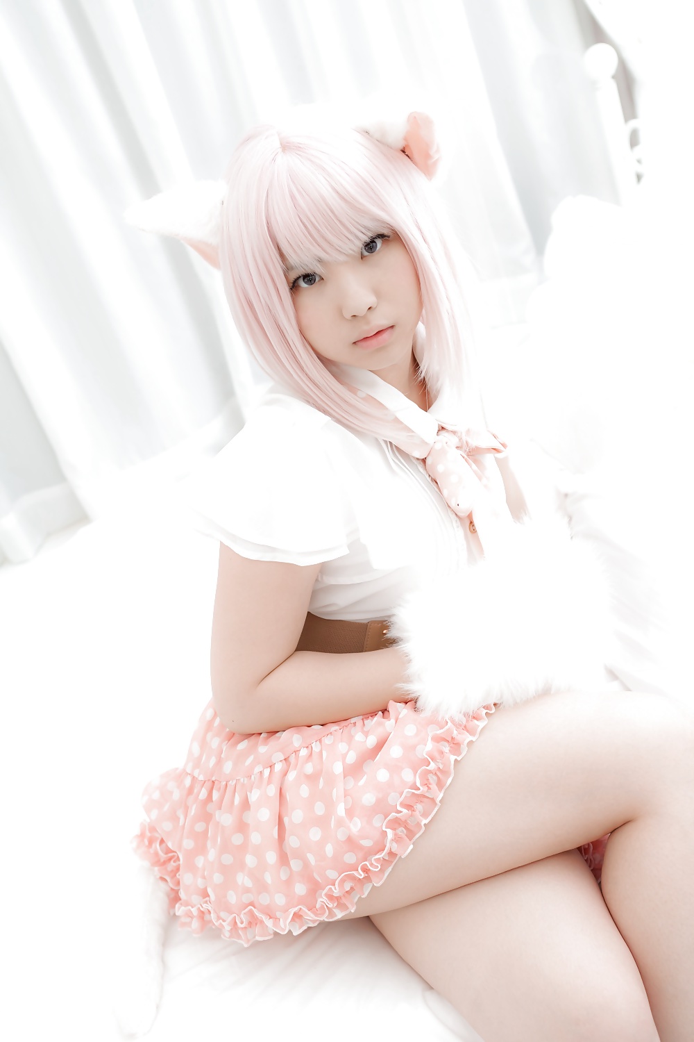Asian Cosplay in White #26558671