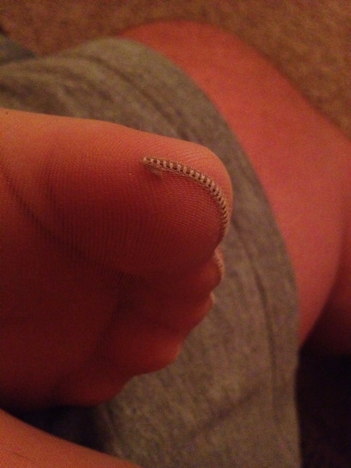 More Nylon Soles with cum on them #38459242