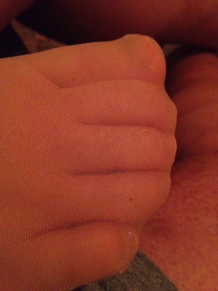 More Nylon Soles with cum on them #38459249