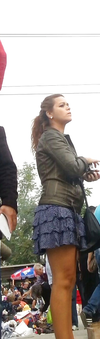 Spy sexy teens skirt and feet romanian #39075185