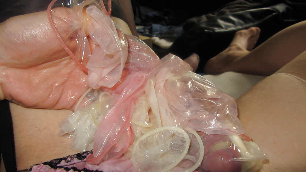 Condom Excess With New SIL Nylons Satin Panties #26995264