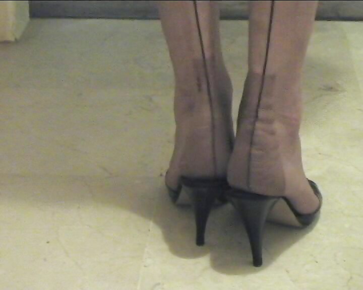 From my clip: I play with my mule in ff stockings
 #35358470