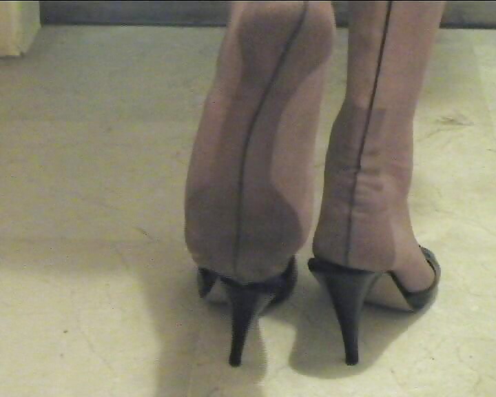 From my clip: I play with my mule in ff stockings
 #35358476