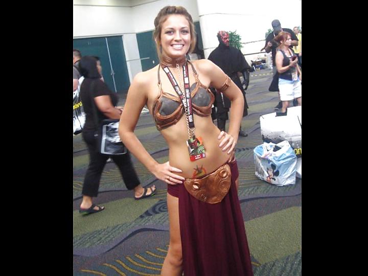 Star Wars Slave Leia Dressed and Undressed Gallery 2 #23046433