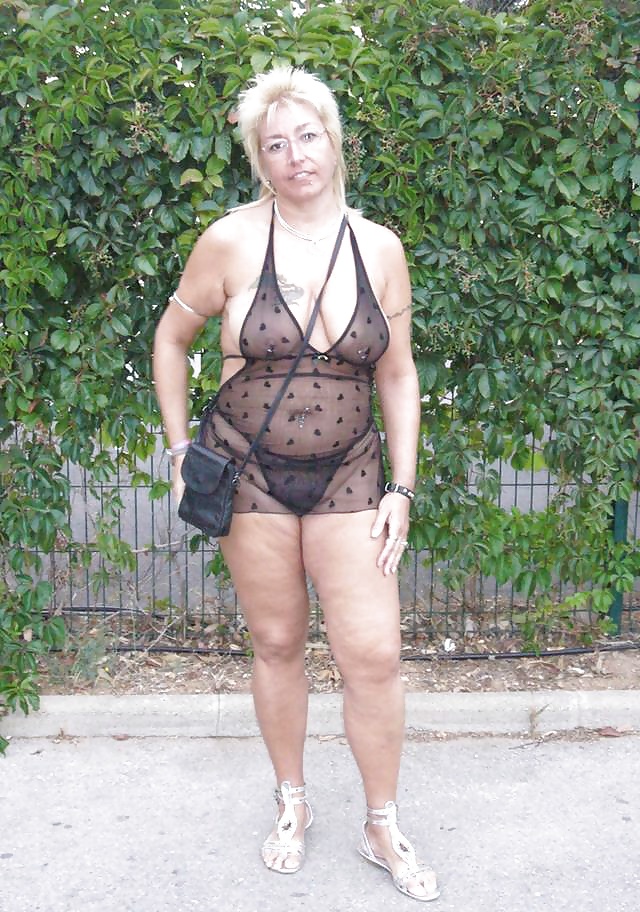 Saggy matures proudly wearing see thru 2 !  #26160694