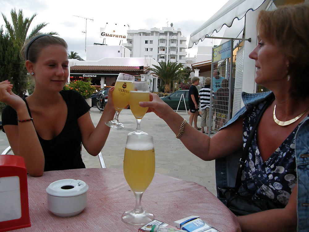 My Sister Denise at holiday with her cousine Marie and aunt  #37882164