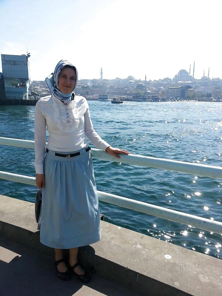 Turkish arab hijab turbanli asian kapali #37962486